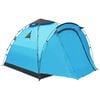 vidaXL Cort de camping tip pop-up, 3 persoane, albastru