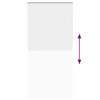 vidaXL Jaluzea cu role opace alb 95x230 cm Lățime material 90,7 cm
