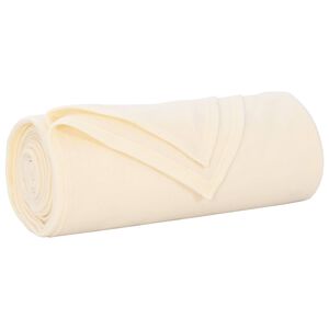 vidaXL Pătură Crem 280 x 210 cm 0.79 kg Molton