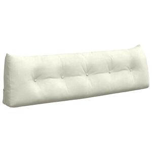 vidaXL Perna pentru spate Crem 160 x 24 x 50 cm Catifea