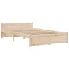 vidaXL Cadru de pat mic dublu, 120x190 cm, lemn masiv