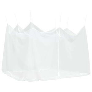 vidaXL Plasă de ț&acirc;nțari pentru exterior 220 ochiuri alb 300x300x250 cm