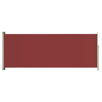 vidaXL Copertină laterală retractabilă de terasă, roșu, 117x300 cm