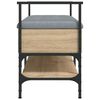 vidaXL Bancă pentru pantofi stejar sonoma 85,5x42x57,5 cm