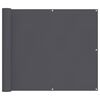 vidaXL Paravan de balcon, antracit, 90x800 cm, 100% poliester oxford