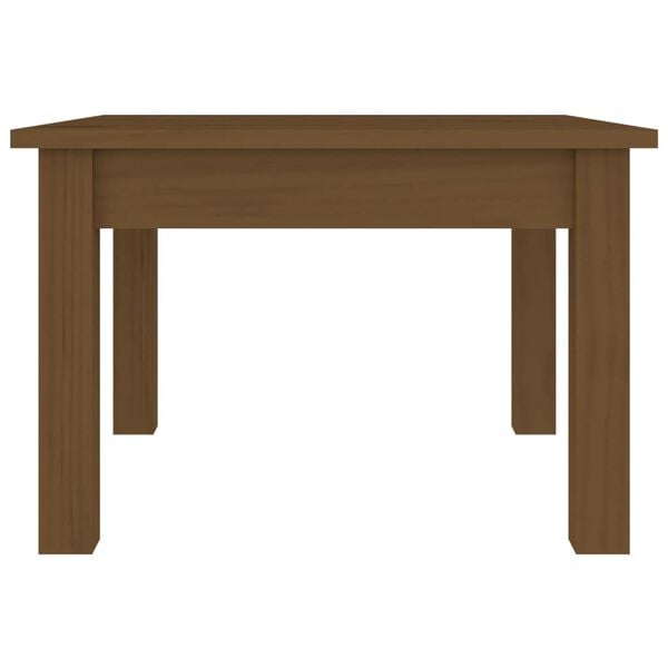 vidaXL Măsuță de cafea, maro miere, 45x45x30 cm, lemn masiv de pin