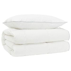 vidaXL Set de pilote din puf de g&acirc;scă 90% FULDA 2 buc. 135 x 200 cm