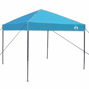 vidaXL Cort cu Copertină Manual albastru 243 x 243 x 251 cm țesătură