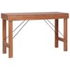 vidaXL Masă consolă pliabilă, 130 x 40 x 80 cm, lemn masiv reciclat