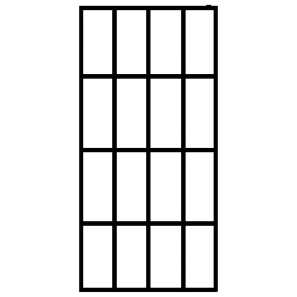 vidaXL Paravan de duș walk-in, 118x190 cm, sticlă securizată mată