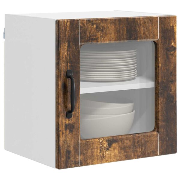 vidaXL Dulap de bucătărie Stejar fumuriu 40 x 31 x 40 cm Lemn compozit