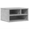 vidaXL Suport imprimantă, gri, 40x32x22,5 cm, lemn prelucrat