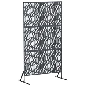 vidaXL Ecran de intimitate 100 x 50 x 180 cm Oțel Antracit