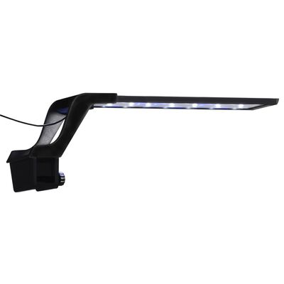 vidaXL Lampă LED pentru acvariu, cu clemă, albastru/alb, 35-55 cm