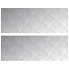 vidaXL Trepte 2 buc. 80 x 30 cm Argintiu Aluminiu Dreptunghiular