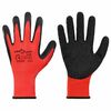 vidaXL Manusi pentru Muncă 12 buc. Roșu și Negru 8 / m