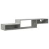 vidaXL Sistem de TV montat pe perete Montare pe perete Gri Beton