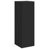 vidaXL Dulap Bathroom Montat pe Perete Negru 33 x 34,5 x 100 cm