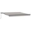 vidaXL Copertină retractabilă Gri deschis 400 &times; 350 cm
