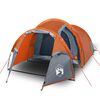 vidaXL Cort de camping tunel 2 persoane, portocaliu, impermeabil
