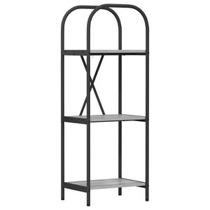 vidaXL Raft pentru cărți 3 niveluri 40 x 30 x 109 cm Lemn prelucrat