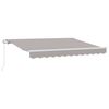 vidaXL Cortina Retractabilă Manual Gri deschis 250 x 200 cm țesătură