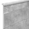 vidaXL Pat cu storage Gri din beton 90 x 200 cm Lemn compozit