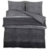 vidaXL Set cu husă de pilotă, gri &icirc;nchis, 225x220 cm, bumbac