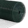 vidaXL St&acirc;lp de gard. Verde 25 x 0,5 m (plasă de 12 x 12 mm) Oțel