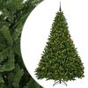 vidaXL Brad de Crăciun artificial, verde deschis, cu globuri 270 cm