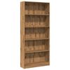 vidaXL Bibliotecă, stejar artizanal, 80x24x176 cm, lemn prelucrat