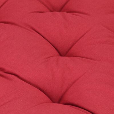 vidaXL Pernă podea canapea din paleți, vișiniu, 120x80x10 cm, bumbac