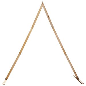 vidaXL Arc de nuntă Maro deschis 202 x 95 x 254 cm Lemn de pin masiv