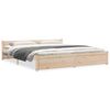 vidaXL Cadru de pat Super King, 180x200 cm, lemn masiv