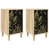 vidaXL Dulap de noapte RHENEN 2 buc. Stejar Sonoma 36 x 33 x 60 cm