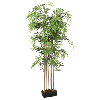vidaXL Arbore din bambus artificial 500 de frunze 80 cm verde