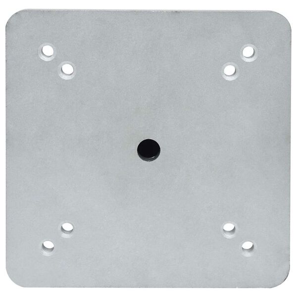 vidaXL Suport umbrelă &icirc;n păm&acirc;nt cu tijă, 16x16x52 cm, oțel