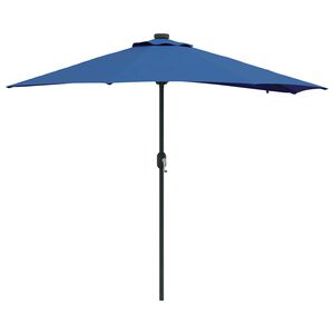 vidaXL Parasol de Grădină Albastru azur 294 x 150 x 223 cm