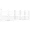 vidaXL Coș gabion &icirc;n formă de U cu 6 st&acirc;lpi, 620x20x200 cm, fier