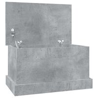 vidaXL Cutie de depozitare, gri beton, 50x30x28 cm, lemn prelucrat