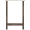 vidaXL Picioare de masă din oțel natural, 2 buc., 50x(72-73) cm, oțel