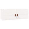 vidaXL Dulap de perete, alb, 80x30x30 cm, lemn masiv de pin