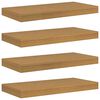 vidaXL Raft de perete 4 buc. Bej 50 x 23,5 x 3,8 cm Lemn prelucrat