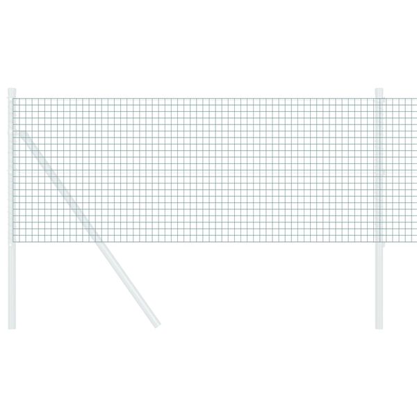 vidaXL Gard din sârmă sudată Verde 0.4 x 50 m Oțel