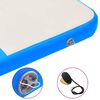 vidaXL Saltea gimnastică gonflabilă cu pompă albastru 200x200x10cm PVC