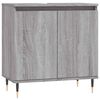 vidaXL Dulap de baie, gri sonoma, 58x33x60 cm, lemn prelucrat