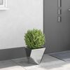 vidaXL Jardinieră Argintiu 30 x 30 x 30 cm Oțel Galvanizat