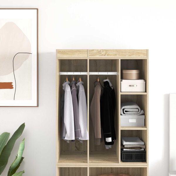 vidaXL Șină pentru dressing 12 pcs Argintiu 764 x 15 x 29 mm