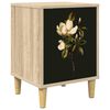 vidaXL Dulap de noapte BREMEN Stejar Sonoma 36 x 33 x 50 cm