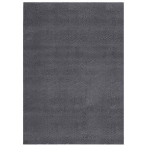 vidaXL Covor lavabil moale și pufos 160x230 cm anti-alunecare antracit